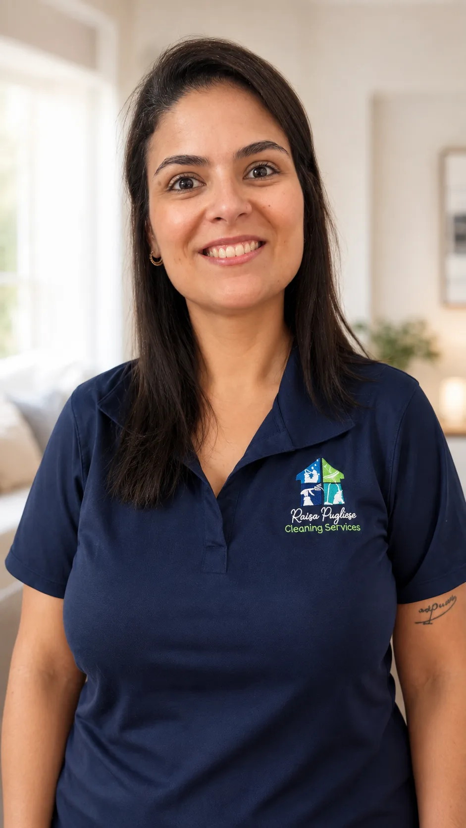 Raisa Pugliese, owner of Raisa Pugliese Cleaning Services