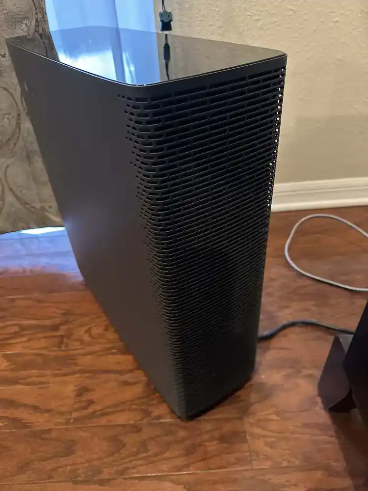 Appliance dust removal after cleaning